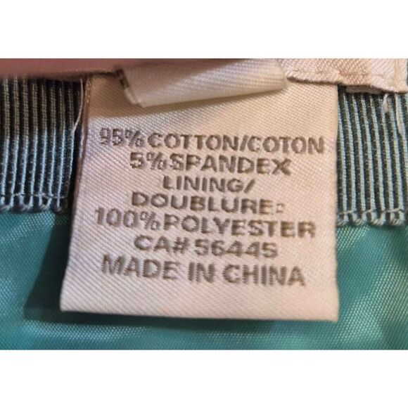 J. Crew Women's Mint Green Cotton/Spandex Lined Mini Skirt - Picture 11 of 11